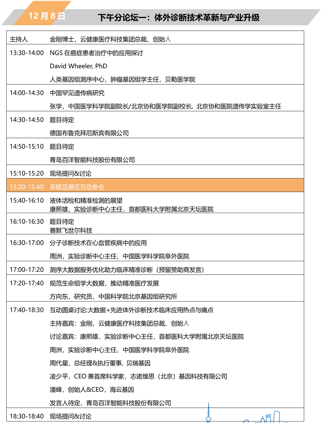 2018第三届全球精准医疗（中国）峰会12月上海召开-肽度TIMEDOO