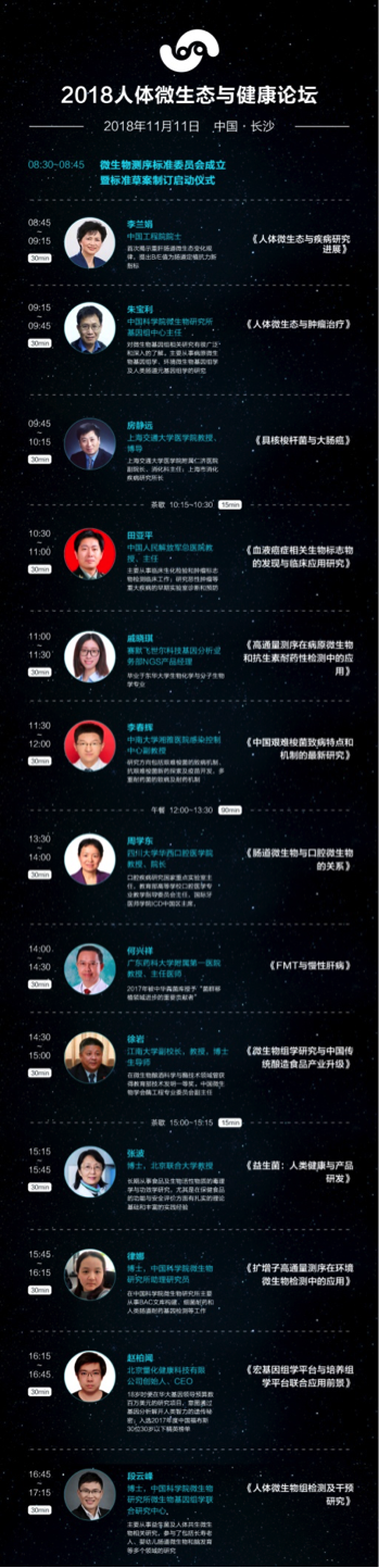 人体微生物测序标准委员会成立暨标准草案制订启动仪式- 2018人体微生态与健康论坛-肽度TIMEDOO