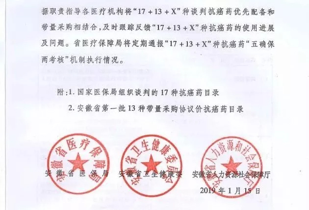 安徽省开启“17+13+X”抗癌药降价潮-肽度TIMEDOO
