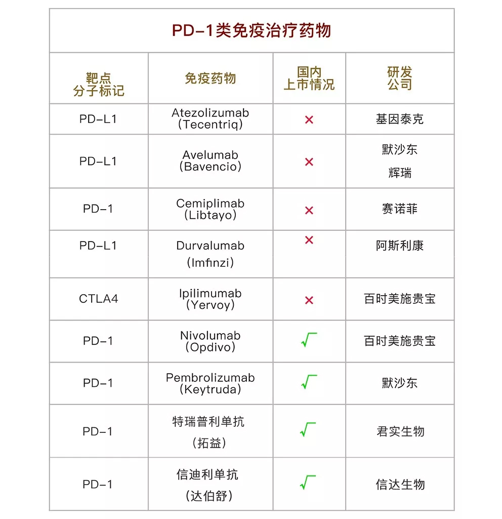 未标题-1.jpg 2019年最新版癌症免疫及靶向药物盘点-肽度TIMEDOO