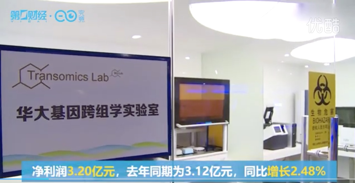 华大基因回应净利润增速下滑：今年大力增加了对研发的投入