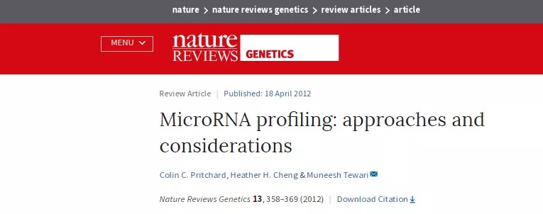 MicroRNA研究迫切需要制定高度标准化的流程方案-肽度TIMEDOO
