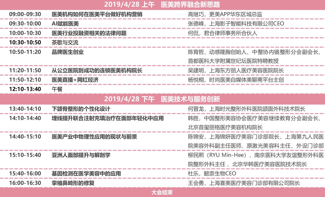 2019年4月27-28日·上海·第二届国际医美产业创新论坛(IMCI2019)-肽度TIMEDOO