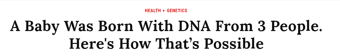这名男婴带有3个人的DNA,引起了全世界科学家的热议-肽度TIMEDOO