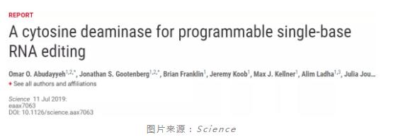 Science：CRISPR先驱张锋又一突破，新技术扩展了RNA编辑功能-肽度TIMEDOO