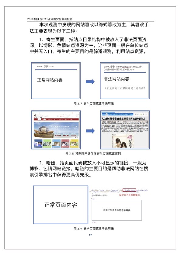 2019健康医疗行业网络安全观测报告PPT-肽度TIMEDOO