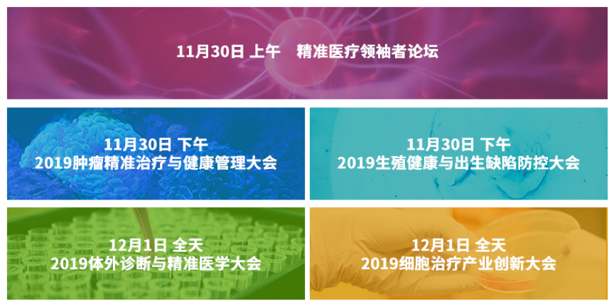 2019年11月30-12月1日·上海·第四届全球精准医疗(中国)峰会-肽度TIMEDOO