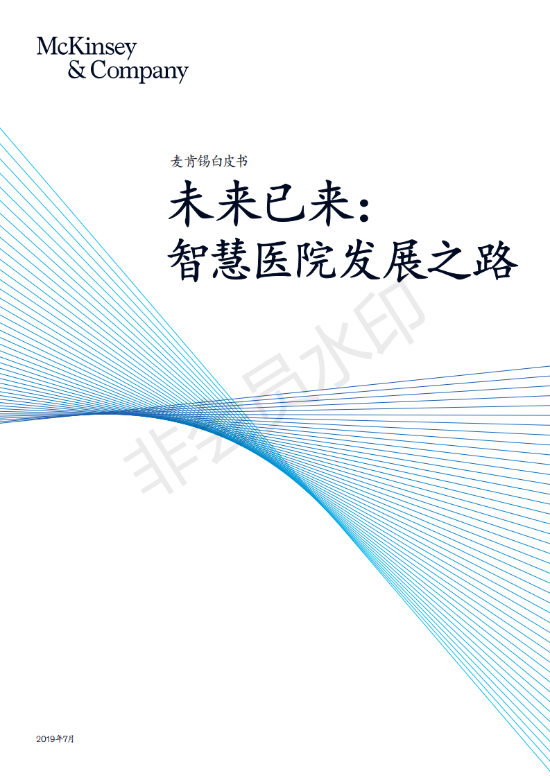 麦肯锡白皮书|未来已来：智慧医院发展之路-肽度TIMEDOO