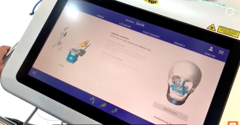 瑞士AOT公司：CARLO骨科手术系统利用辅助机器人进行精准激光操作