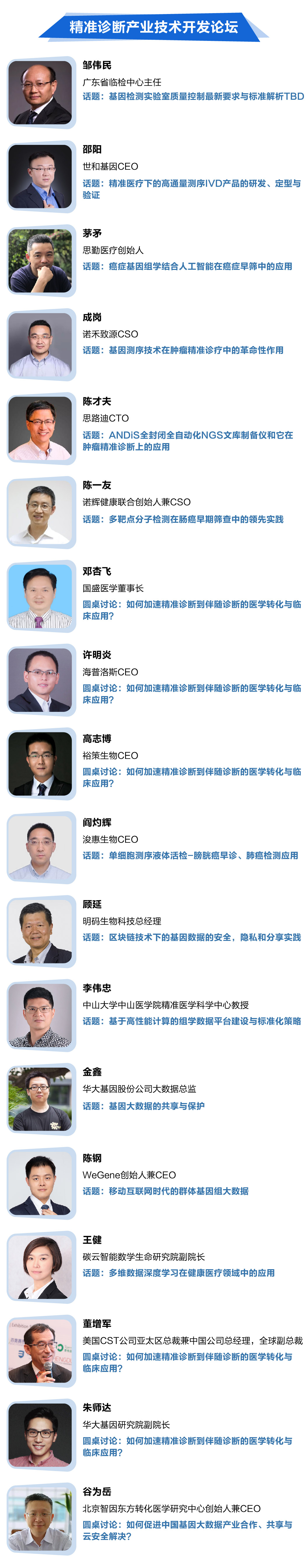 【报名倒计时1周】P4个体化医学60+殿堂级专家&议程大曝光,构筑万亿基因检测市场护城河!-肽度TIMEDOO