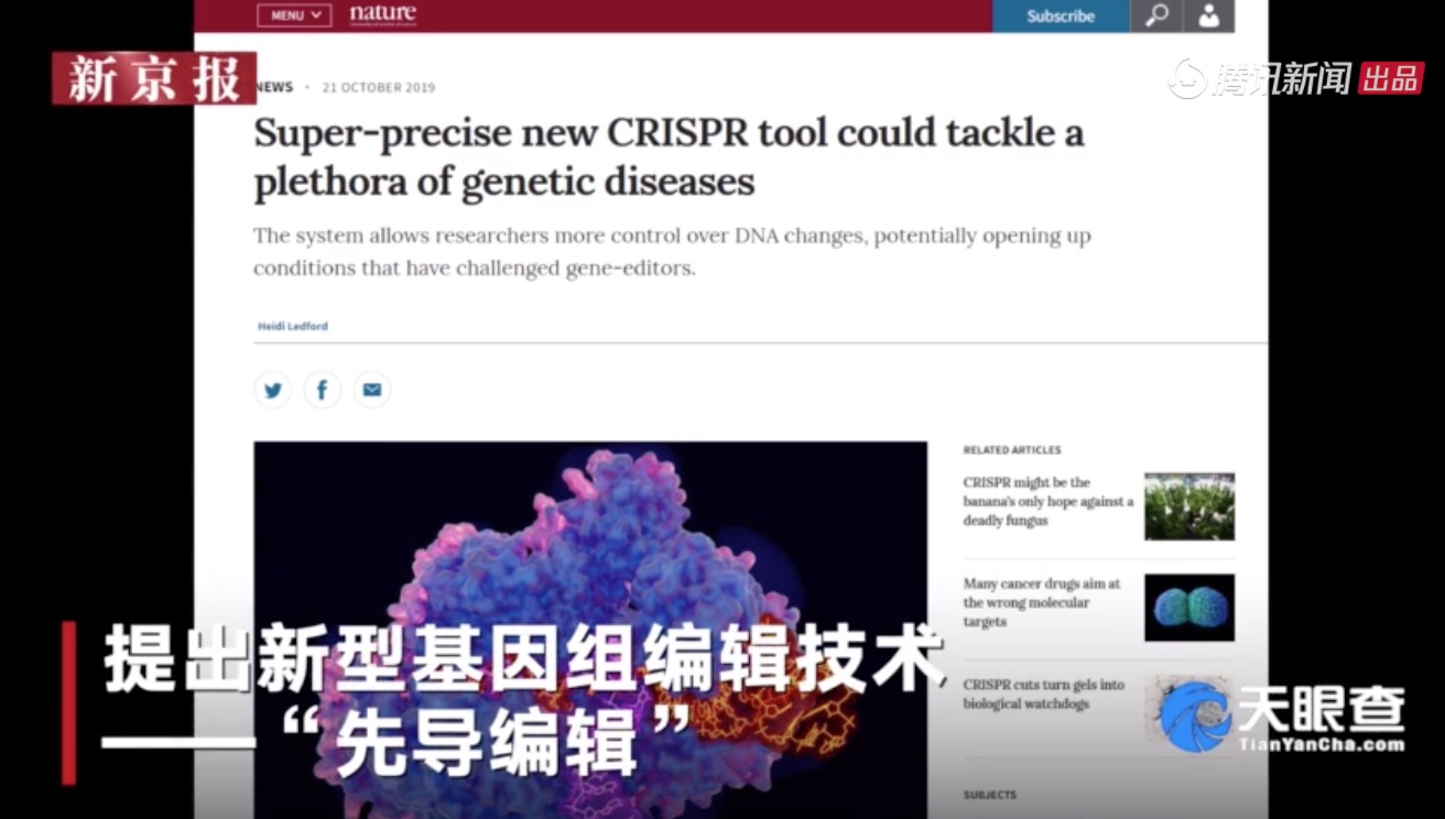 华人科学家提出基因编辑新技术 可修正89%遗传缺陷-肽度TIMEDOO