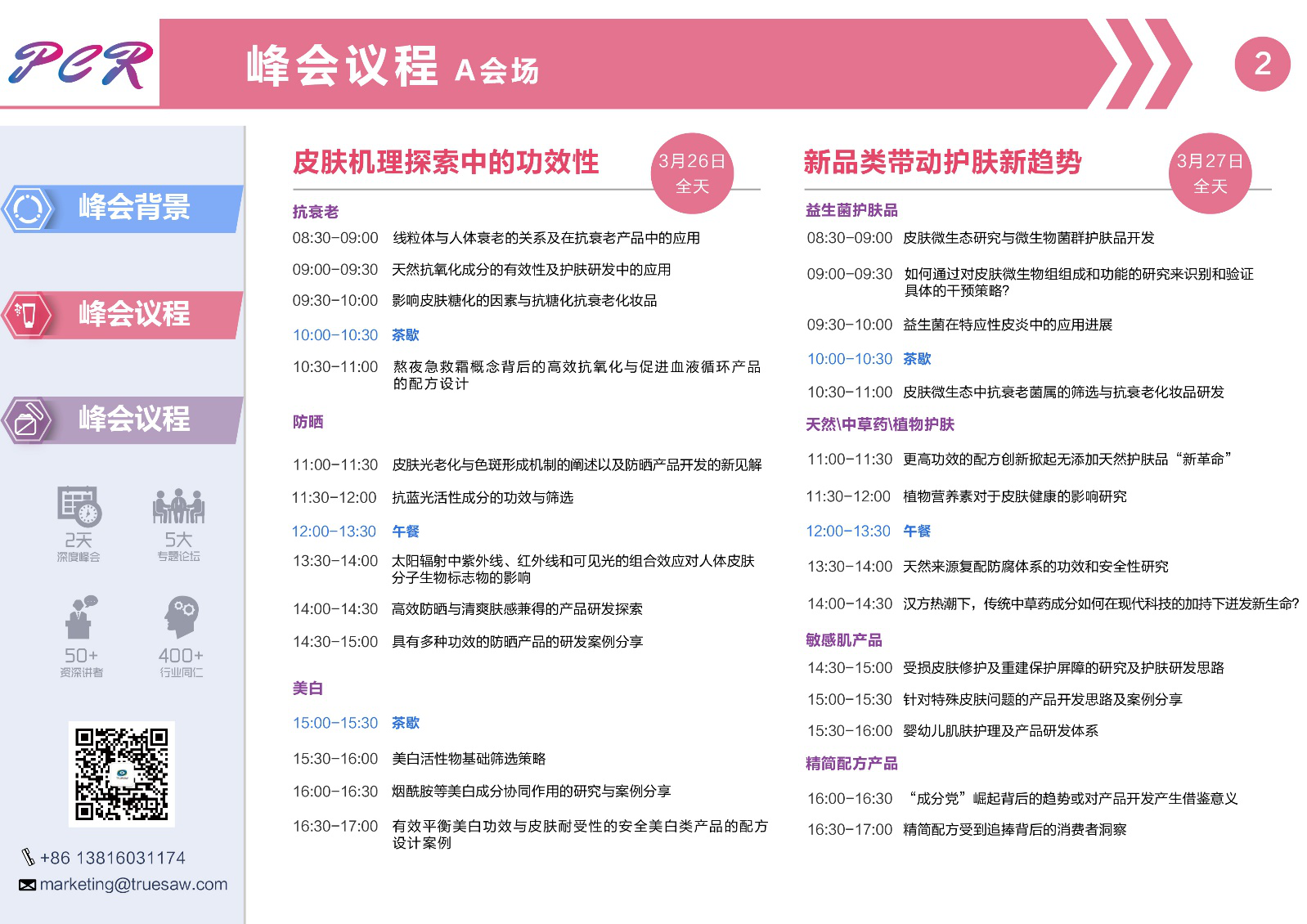 2020年3月26-27日·上海·个人护理研发与创新峰会-肽度TIMEDOO