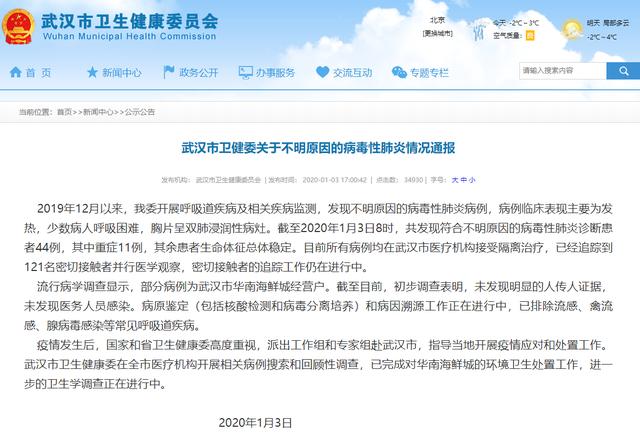 新型冠状病毒!武汉不明原因肺炎引发全球关注-肽度TIMEDOO