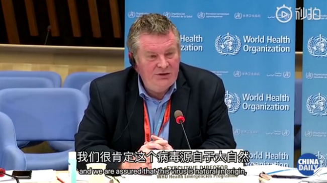 世卫组织强调新冠病毒来自大自然 要尽快确定宿主