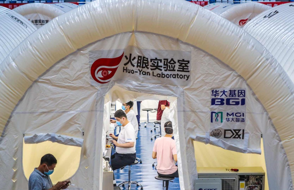 大兴新添三组气膜式核酸检测实验室,现场是这样的-肽度TIMEDOO