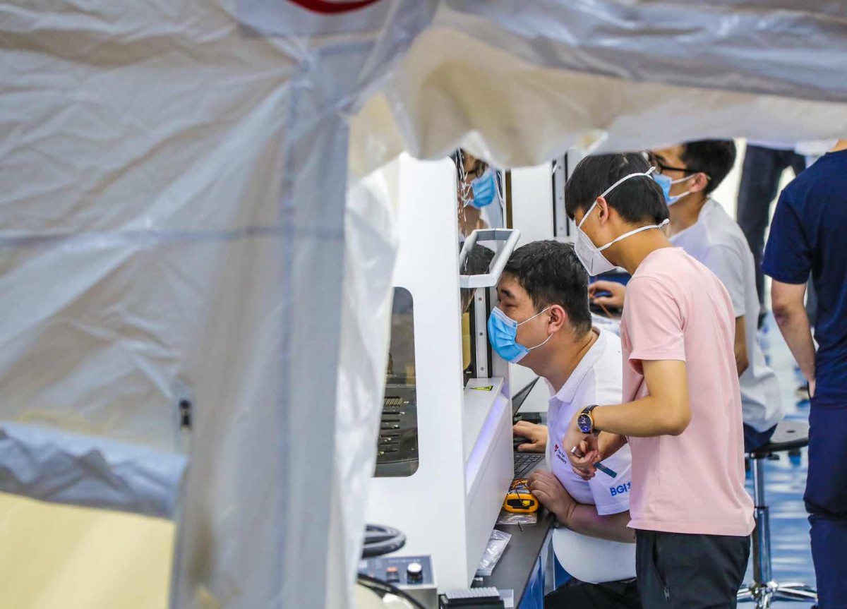 大兴新添三组气膜式核酸检测实验室,现场是这样的-肽度TIMEDOO