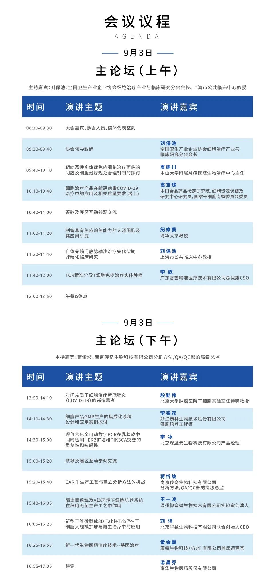 最终议程出炉，2020细胞产业大会“拍了拍你” ，诚邀参会-肽度TIMEDOO