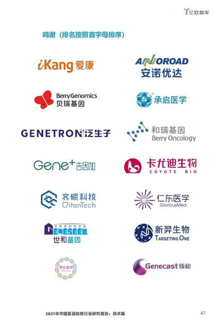 2021年中国基因检测行业研究报告:技术篇-肽度TIMEDOO