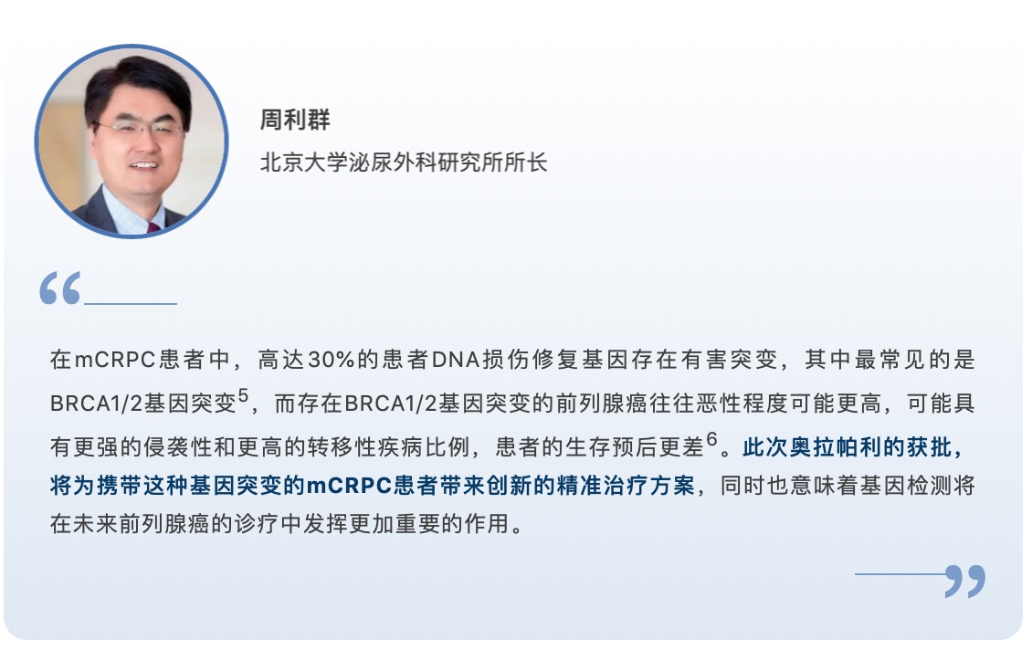 PARP抑制剂利普卓®在华获批晚期前列腺癌适应症-肽度TIMEDOO