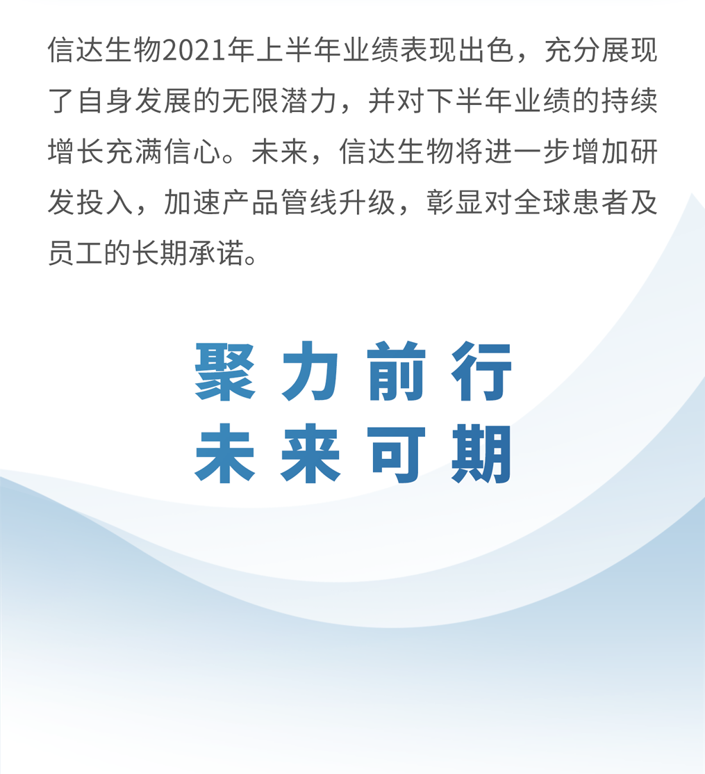 一图看懂 | 信达生物年中财报出炉！半年营收上涨97.3%，产品管线创新升级！-肽度TIMEDOO
