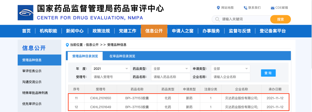 贝达药业PD-L1抑制剂BPI-371153胶囊药品临床试验申请获受理-肽度TIMEDOO