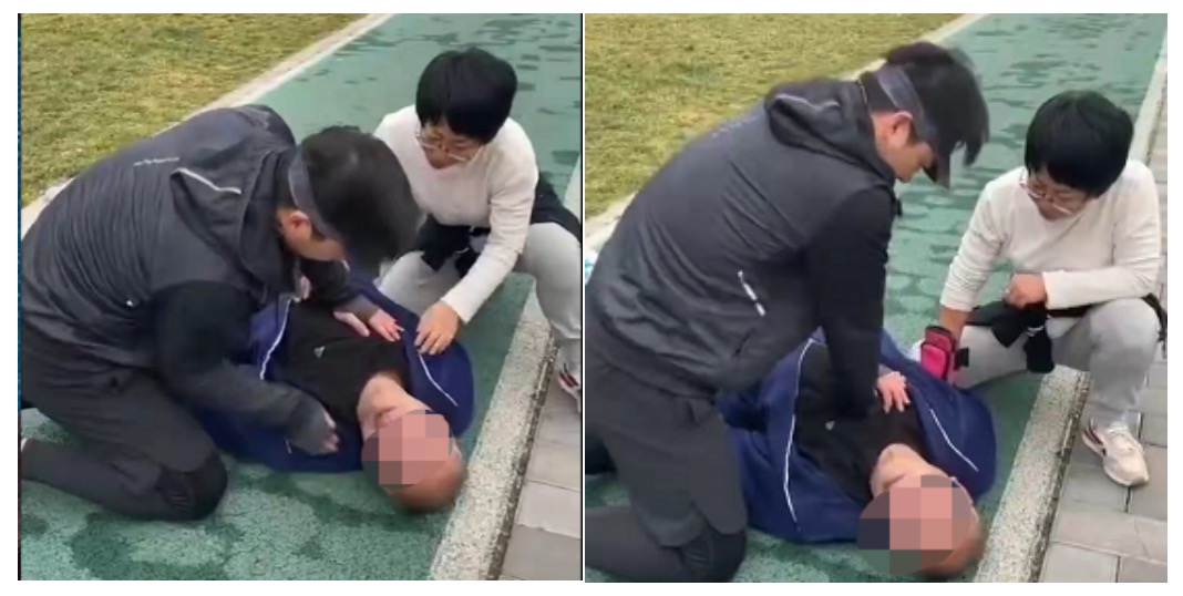 西京骨科军医晨跑抢救心脏骤停老人