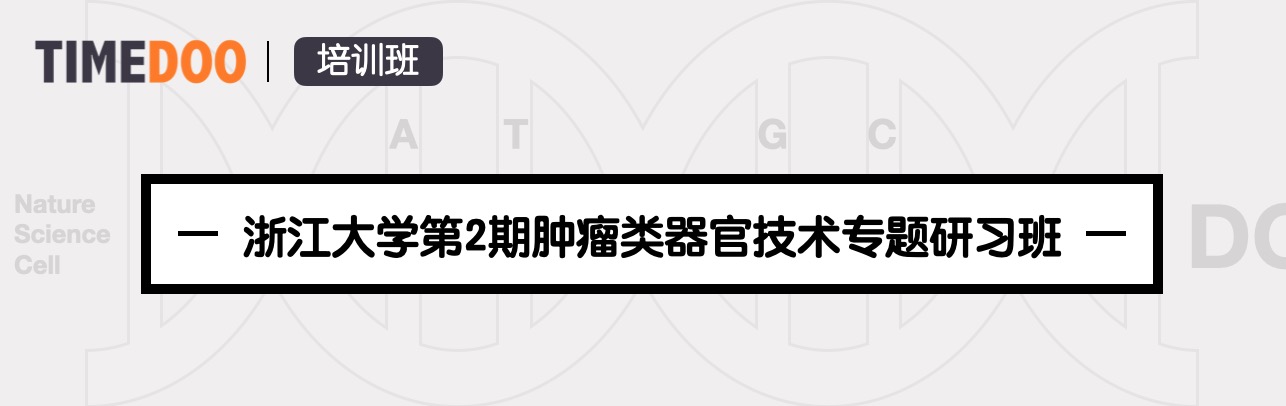 7月开班 浙江大学第2期肿瘤类器官技术专题研习班-肽度TIMEDOO