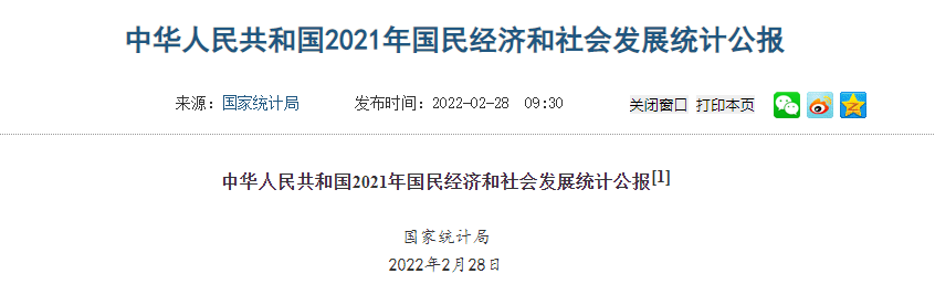 《2021年国民经济和社会发展统计公报》出炉!卫生健康数字亮眼-肽度TIMEDOO