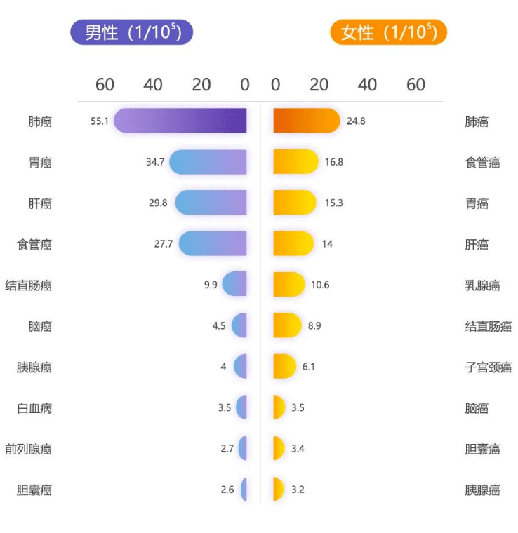 《2021河南肿瘤登记年报》发布,肺癌仍居发病率和死亡率首位-肽度TIMEDOO