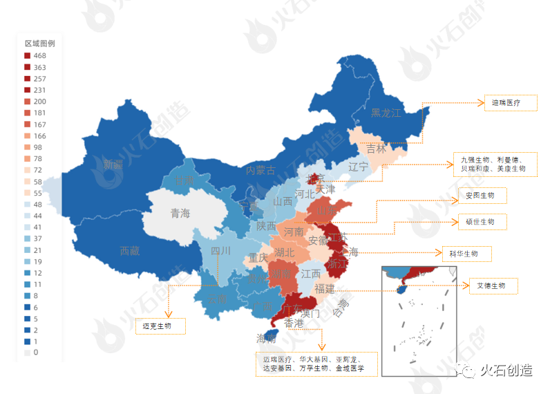 产研发布 | 体外诊断产业链图谱及产业分布图-肽度TIMEDOO