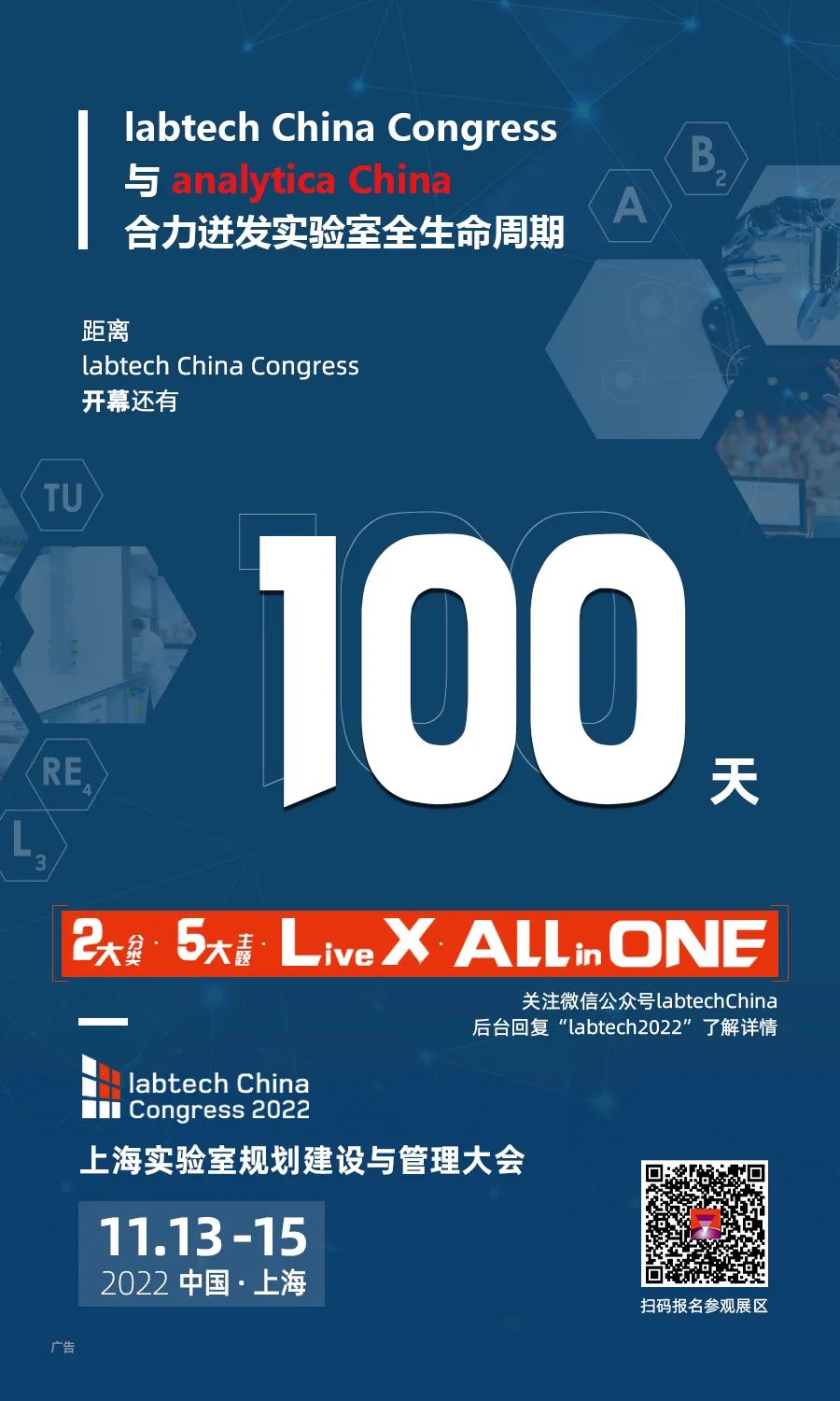 倒计时100天丨labtech China Congress 2022，11月上海见！