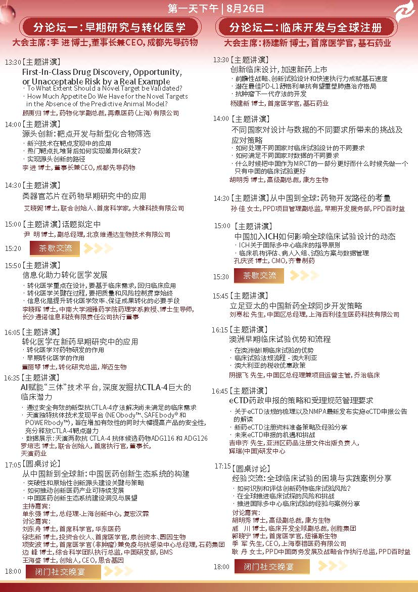 【集结号吹响】以临床价值为导向，70+顶尖研发专家，700+行业同仁齐聚上海，聚焦差异化研发战略，深度赋能创新药物研发！-肽度TIMEDOO