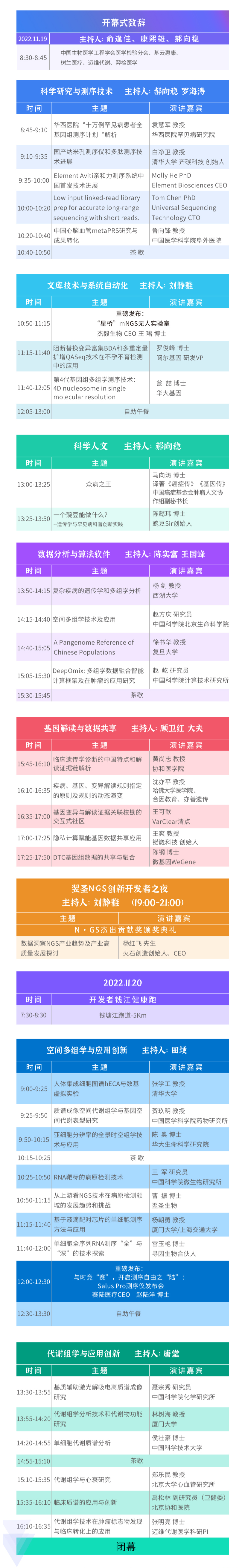倒计时23天|第八届N·GS组学创新开发者大会最新议程-肽度TIMEDOO