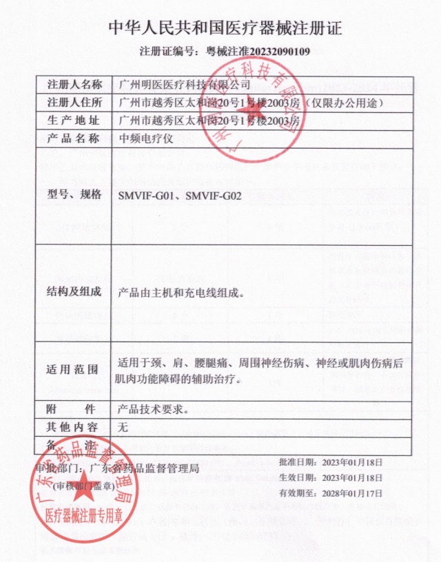 全球首个超小型中频电疗设备「医点心」获得医疗器械证！-肽度TIMEDOO