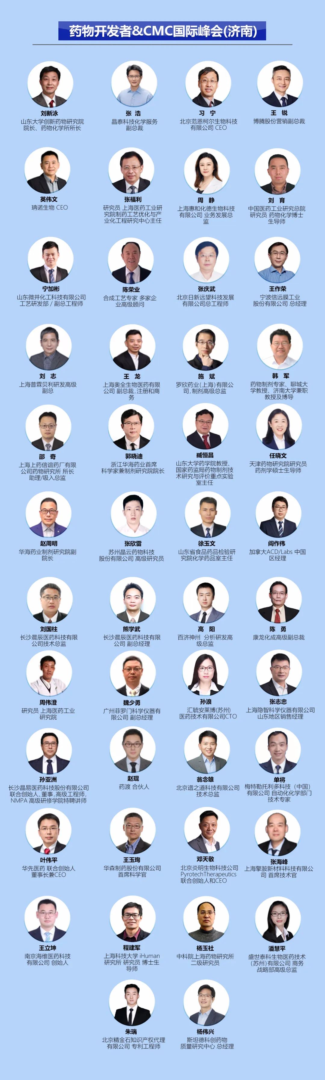 【下周济南见】药物开发者&CMC国际峰会火热报名中~-肽度TIMEDOO