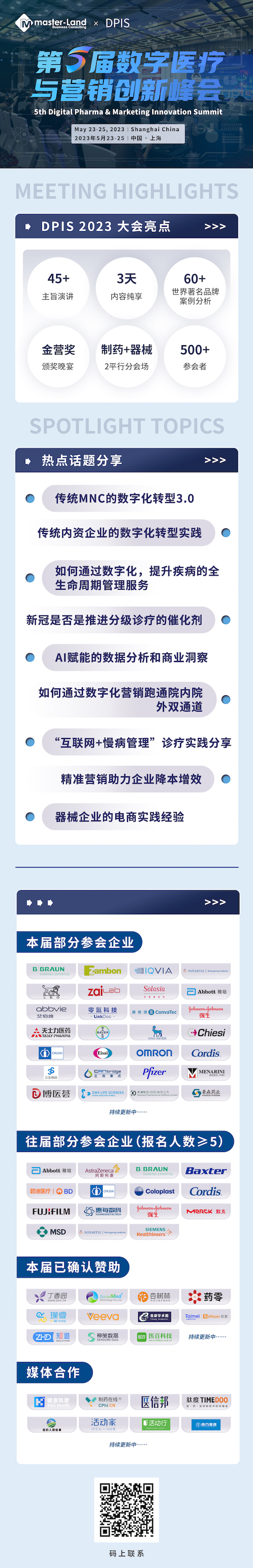 2023年5月23-25日·上海·第五届数字医疗与营销创新峰会-肽度TIMEDOO