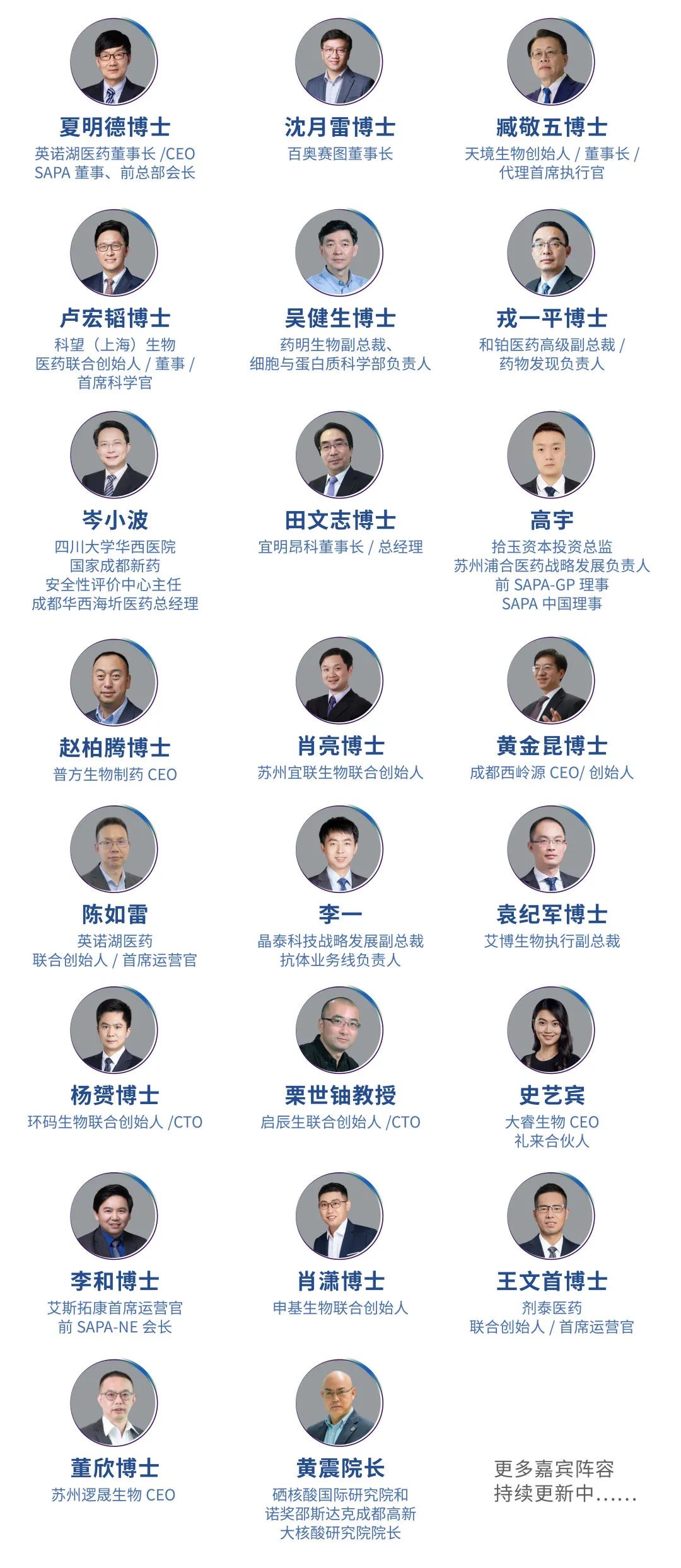 SAPA-China(成都)年会 —— 中国生物医药产业发展的机遇与挑战启幕在即,敬请期待!-肽度TIMEDOO
