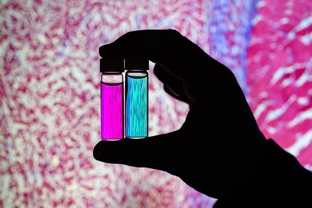 纳米粒子溶液可靶向两种癌症标记物