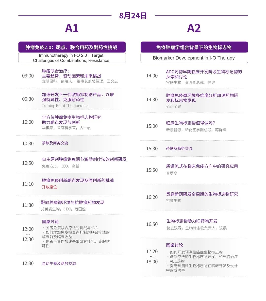 【药企免费】2023年8月24-25日·上海·第六届肿瘤免疫治疗合作峰会-肽度TIMEDOO