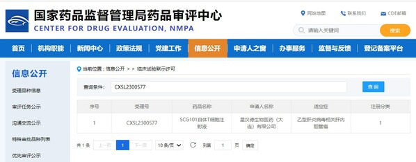IND获批|星汉德生物SCG101成为全球首个获得临床试验默示许可治疗胆管癌的TCR-T细胞疗法