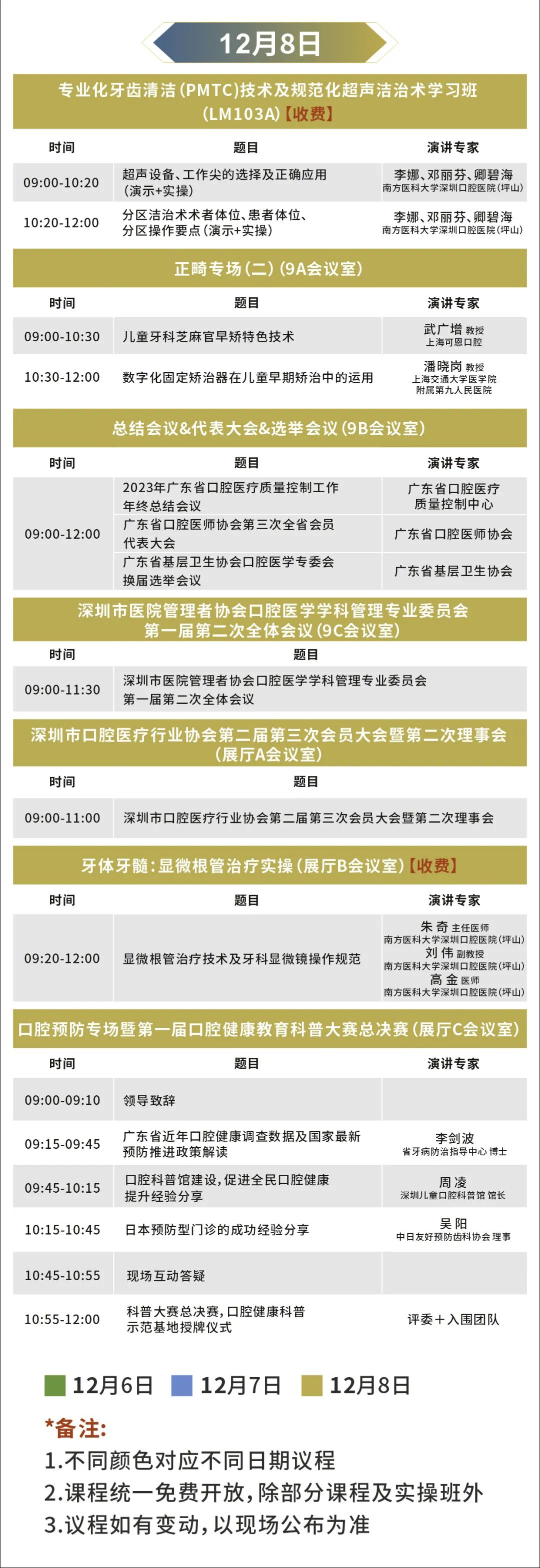 【学术总议程&展商名录】12月深圳亚太口腔医学高新技术博览会诚邀您的莅临！-肽度TIMEDOO