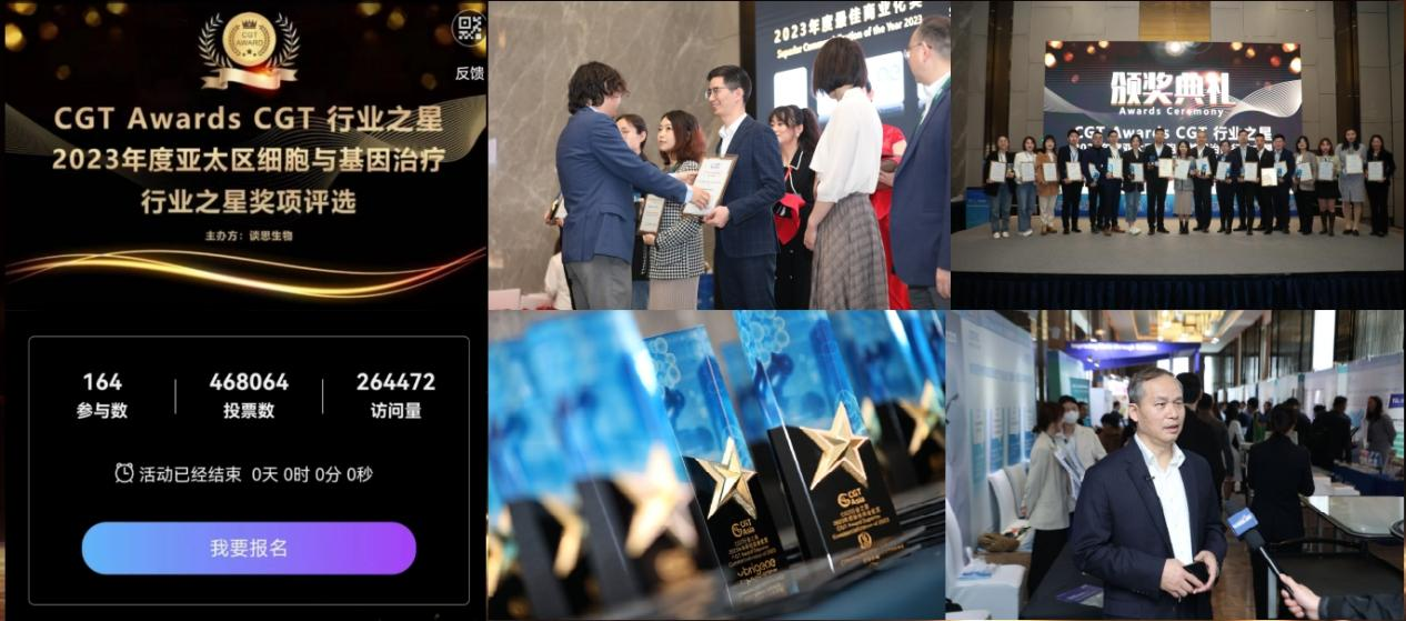 18奖项,覆盖CGT全行业!“CGT Awards”2024年度亚太区细胞与基因治疗行业之星奖项评选火热申报中-肽度TIMEDOO