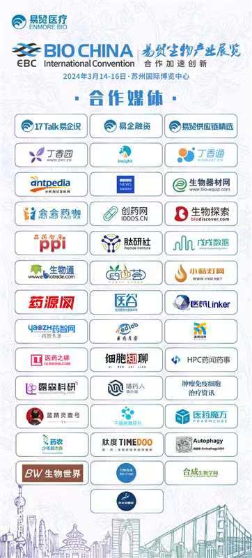 全日程+提纲首次公开,三万人盛会等你加入 | BIOCHINA2024(EBC)-肽度TIMEDOO