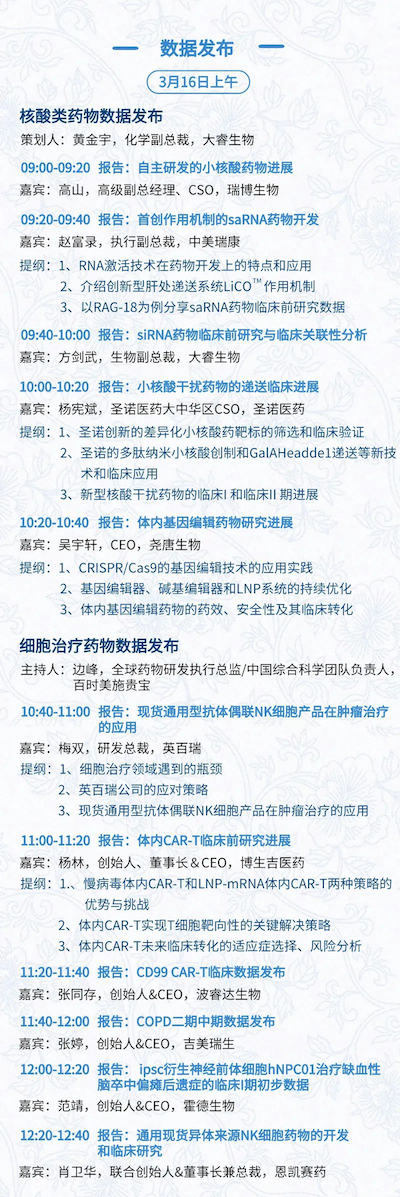 全日程+提纲首次公开,三万人盛会等你加入 | BIOCHINA2024(EBC)-肽度TIMEDOO