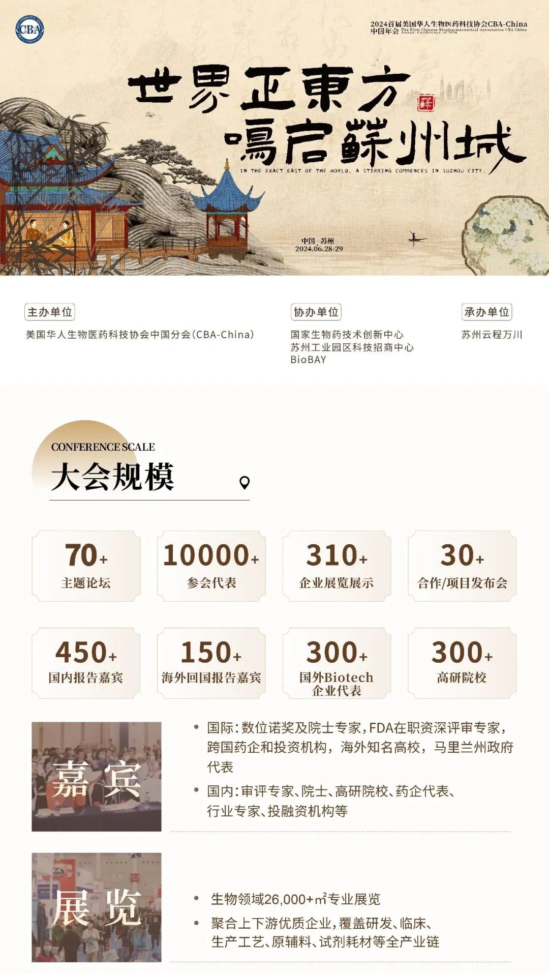 2024年6月28-29日·苏州·美国华人生物医药科技协会首届CBA-China年会-肽度TIMEDOO