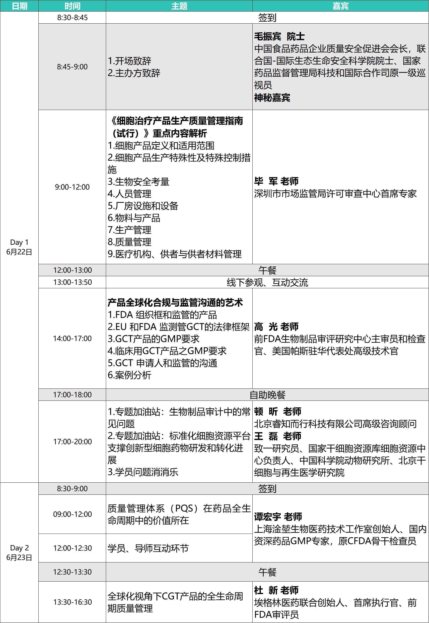 2024年6月22-23日【北京班】CGT首席质量官（第3期）-肽度TIMEDOO