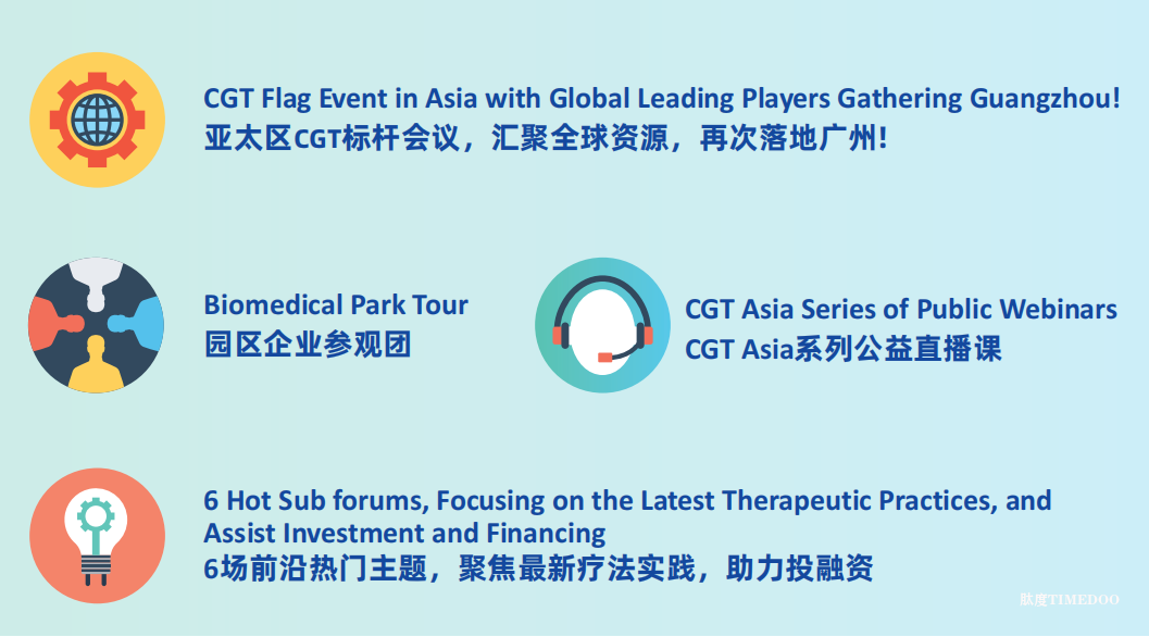 2024年9月26-27日·广州·CGT Asia 2024 第七届亚洲细胞与基因治疗创新峰会-肽度TIMEDOO