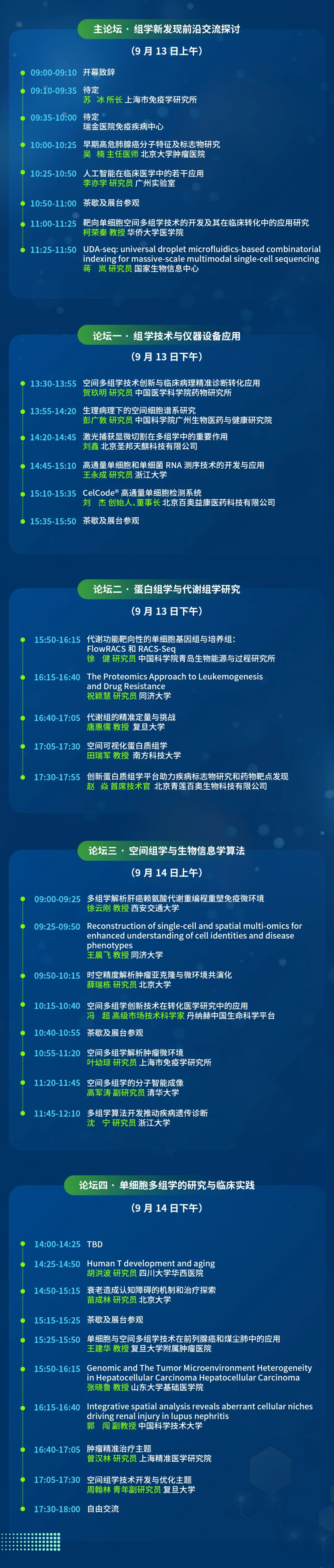 30+大咖共聚上海，邀您参加2024（第七届）多组学研究与临床转化前沿论坛，9月13日正式开幕！-肽度TIMEDOO