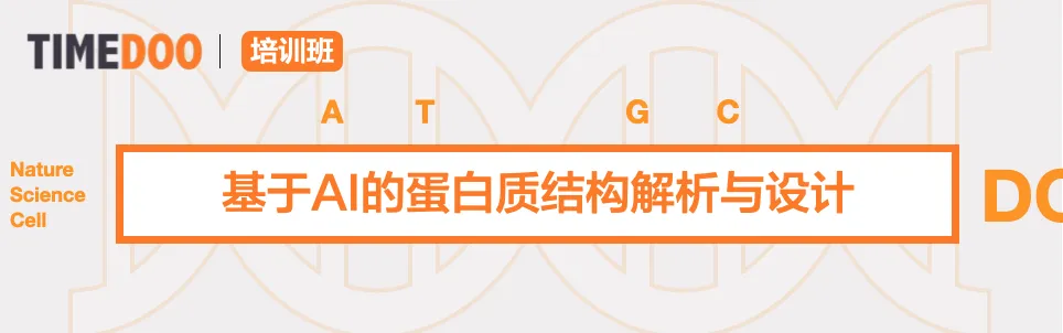 2024年12月27-29日基于AI的蛋白质结构解析与设计-肽度TIMEDOO