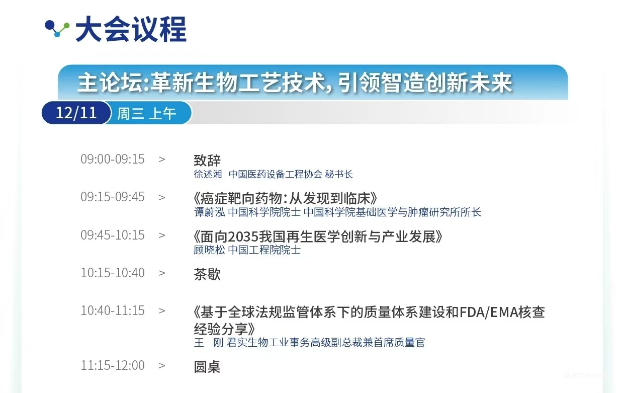 大会倒计时!12场主题论坛&70余位行业领军者经验之谈-拥抱全球创新工艺&生物工程新技术!-肽度TIMEDOO
